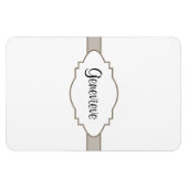 Passen Sie es an! Namensplakette Magnet (Horizontal)