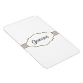 Passen Sie es an! Namensplakette Magnet (Rechte Seite)