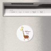 Passen Sie es an! Niedliches Giraffendesign Magnet (In Situ (Geschirrspüler))
