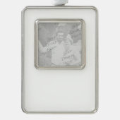 Passen Sie es an! Rahmen-Ornament Silber (Vorderseite)