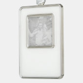 Passen Sie es an! Rahmen-Ornament Silber (Links)