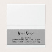 Passen Sie es an! Visitenkarten (Außenseite Aufgefaltet)