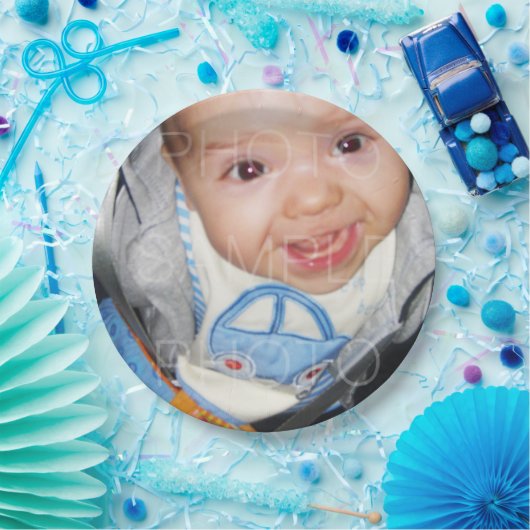 Passen Sie es mit der Papierplatte Ihres Fotos an Pappteller (Party)