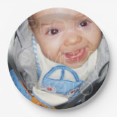 Passen Sie es mit der Papierplatte Ihres Fotos an Pappteller (Vorderseite)