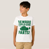 Passen Sie EXPLOSIVE FURZEN auf! T-Shirt (Vorne ganz)