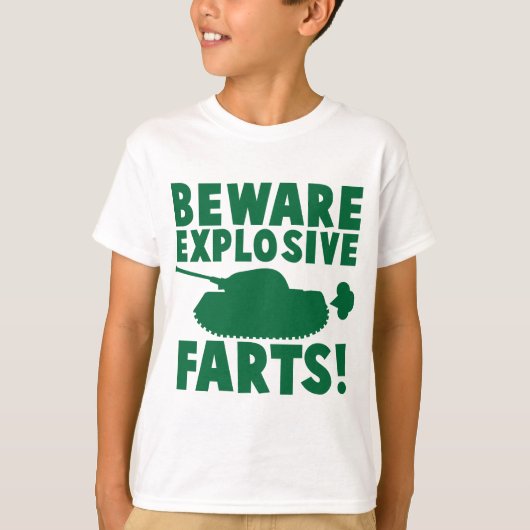Passen Sie EXPLOSIVE FURZEN auf! T-Shirt (Vorderseite)