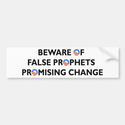 Passen Sie falsche Prophet-viel versprechende Autoaufkleber (Vorne)