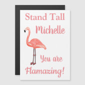 Passen Sie Flamingo Sie sind eine fantastische Mag Magnetkarte (Vorne/Hinten)
