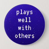 Passen Sie gut mit anderen Button (Vorderseite)