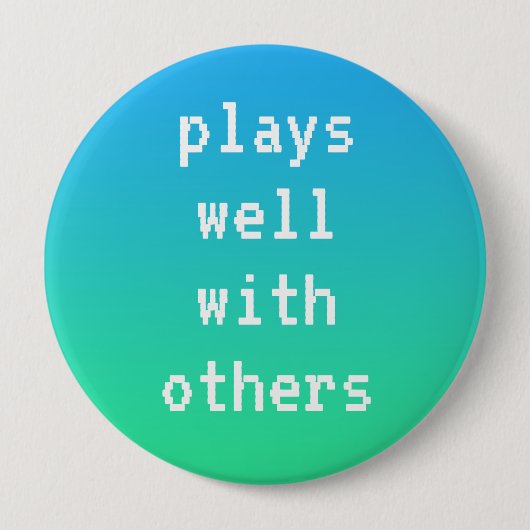 Passen Sie gut mit anderen Button (Vorderseite)