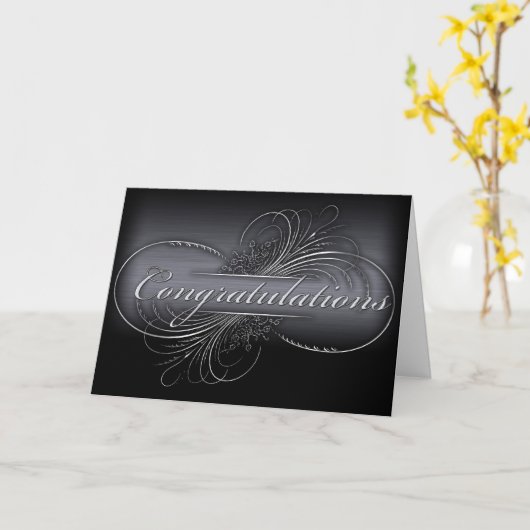 Passen Sie Ihr eigenes Silber-Abschluss-Design an Karte (Gelbe Blume)