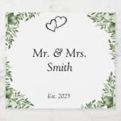 Passen Sie Ihr eigenes Weinflaschen-Etikett an Schaumweinetikett (Einzelnes Label)