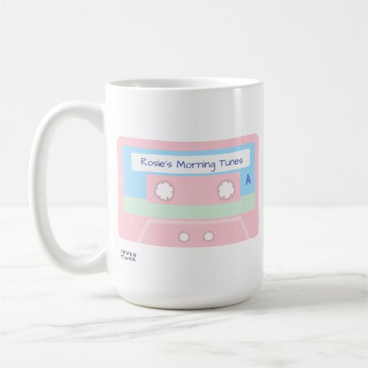 Passen Sie Ihr Friedliches Morgenstimmungsgetränk  Kaffeetasse (Links)