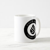 Passen Sie Ihr Geschäft-Logo an oder anpassen Kaffeetasse (VorderseiteRechts)