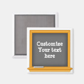 Passen Sie Ihr persönliches Chalkboard an Magnet (Vorderseite/Rückseite)