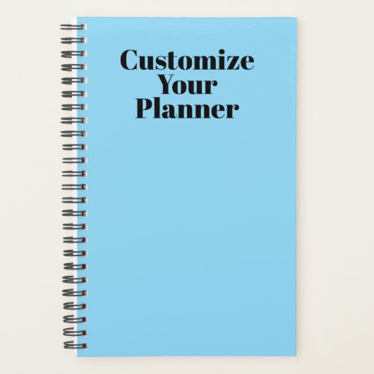 Passen Sie Ihr Planernotizbuch an Planer (Vorderseite)