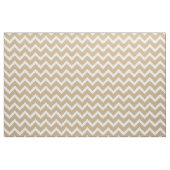 Passen Sie Ihr Zickzack beigefarbenes Muster an Stoff (Fat Quarter (45,7 x 55,9 cm))