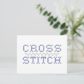 Passen Sie Ihre Cross-Stich-Postkarte an Postkarte (Stehend Vorderseite)