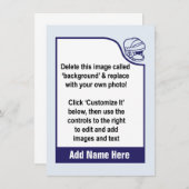 Passen Sie Ihre eigene Hockey-Handelskarte an (Vorne/Hinten)