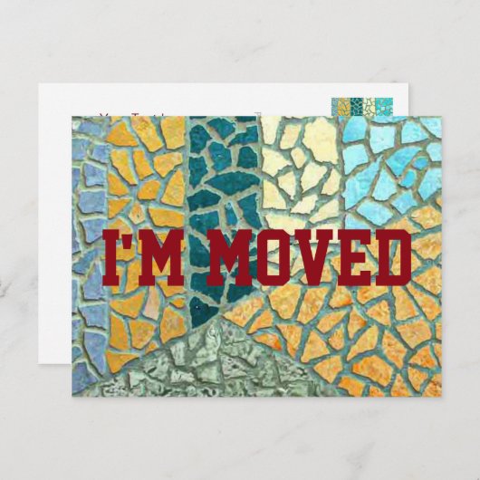 Passen Sie Ihre eigene Postkarte mit Text & Backgr (Vorne/Hinten)