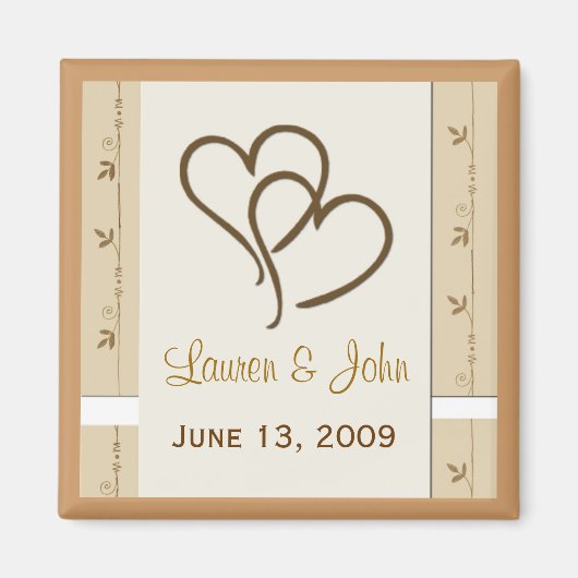 Passen Sie Ihre eigenen Save the Date an... Magnet (Vorne)