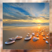 Passen Sie Ihre eigenen schönen klaren Meeresmusch Fensteraufkleber (Blatt 2)