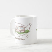 Passen Sie Ihre Road Trip USA Kaffee-Tasse an Kaffeetasse (Vorderseite Links)