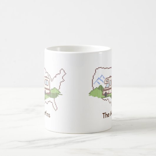 Passen Sie Ihre Road Trip USA Kaffee-Tasse an Kaffeetasse (Mittel)