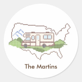 Passen Sie Ihre Road Trip USA Sticker an