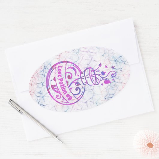 Passen Sie Ihre Taschenflasche an Oval Sticker an (Umschlag)