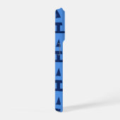 Passen Sie Ihren Buchstaben an, fettes Monogramm-M iPhone Hülle (Rechte Seite)