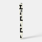 Passen Sie Ihren Buchstaben an, fettes Monogramm-M iPhone Hülle (Linke Seite)