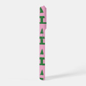 Passen Sie Ihren Buchstaben an, fettes Monogramm-M iPhone Hülle (Rechte Seite)