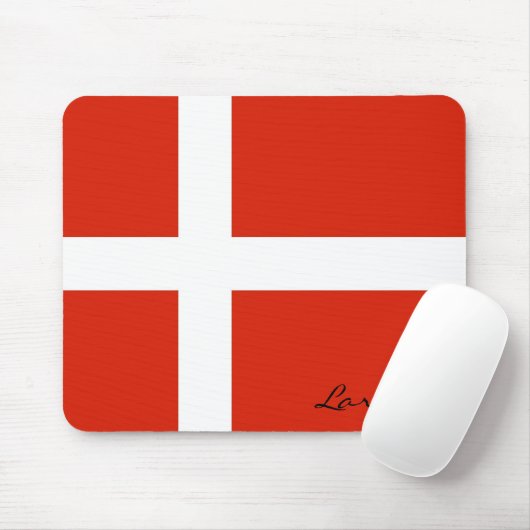 Passen Sie Ihren Dannebrog an! Mousepad (Mit Mouse)