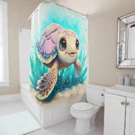 Passen Sie Ihren eigenen Duschvorhang mit Meeressc
