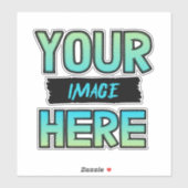 Passen Sie Ihren eigenen Klarsichtsticker an! Aufkleber (Blatt)