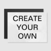 Passen Sie Ihren eigenen Magneten an Magnetkarte (Vorne/Hinten)