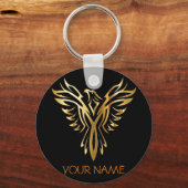 Passen Sie Ihren Namen Phoenix-Schlüsselanhänger a Schlüsselanhänger (Vorderseite)