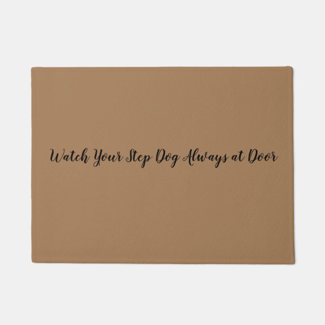 Passen Sie Ihren Schritt-Hund immer an der Fußmatte (Vorderseite)