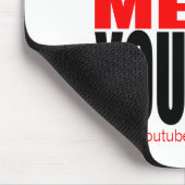 Passen Sie mich auf YouTube | auf, die modern sind Mousepad (Ecke)