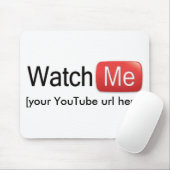Passen Sie mich auf YouTube auf (grundlegend) Mousepad (Mit Mouse)