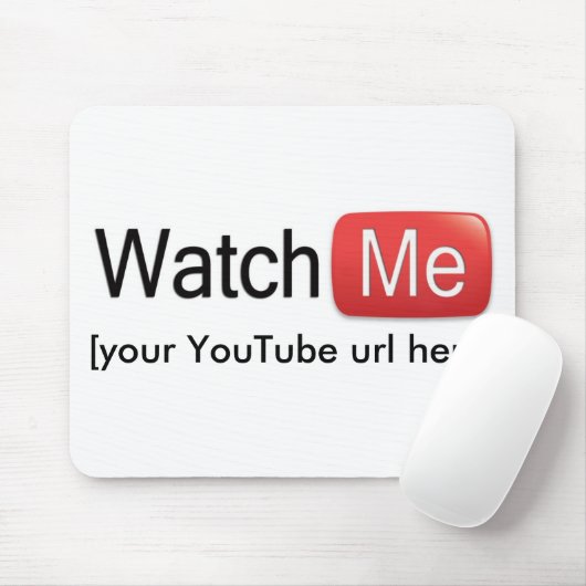 Passen Sie mich auf YouTube auf (grundlegend) Mousepad (Mit Mouse)