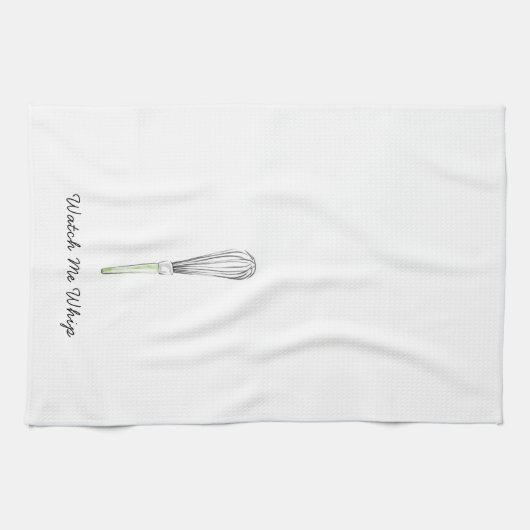 Passen Sie mich auf zu peitschen Geschirrtuch (Horizontal)
