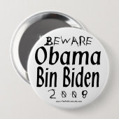 Passen Sie Obama-bin Biden auf Button (Vorne & Hinten)