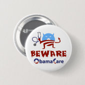 Passen Sie ObamaCare auf Button (Vorne & Hinten)