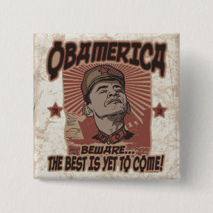 Passen Sie Obamas Obamerica auf Button