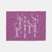 Passen Sie uns auf zu tanzen Fleecedecke (Vorderseite (Horizontal))