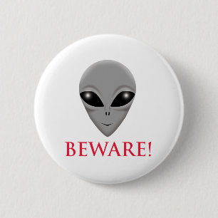 PASSEN SIE VOM ALIEN AUF BUTTON