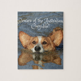 Passen Sie vom australischen Corgidile auf! Puzzle
