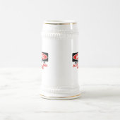 Passen Sie vom australischen Kelpie auf Bierglas (Mittel)